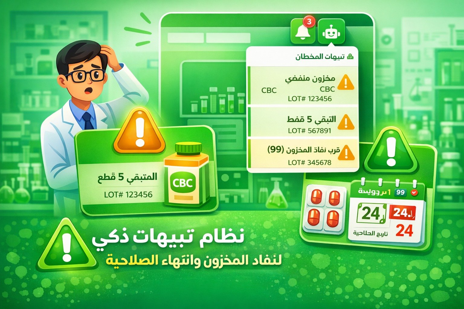 نظام التنبيهات الذكى