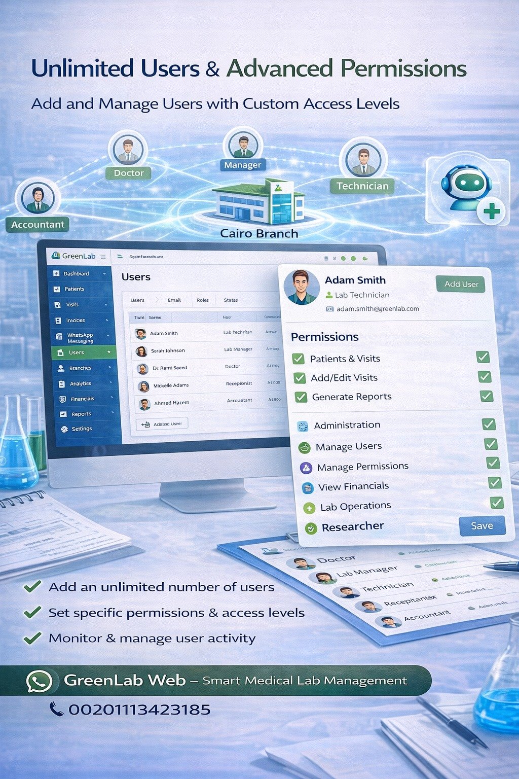 المستخدمين والصلاحيات